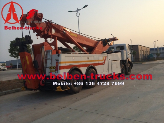 china North benz right hand drive heavy duty recovery truck  price