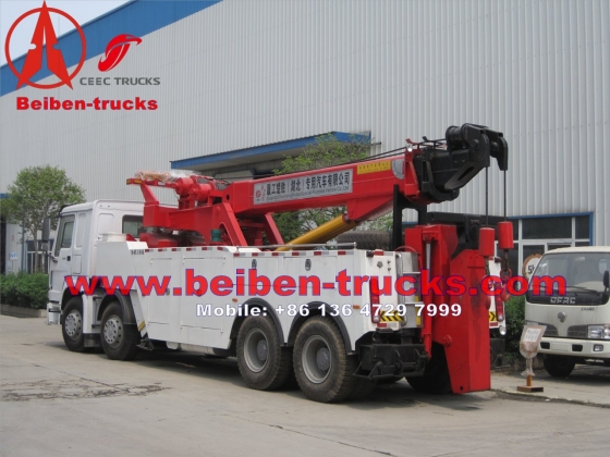 beiben North Benz 3138 Rotator Wrecker truck manufacturer