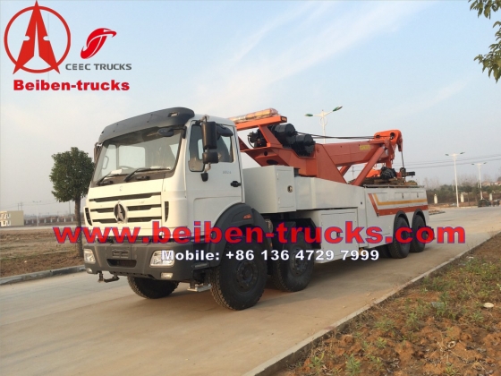 china North benz right hand drive heavy duty recovery truck  price