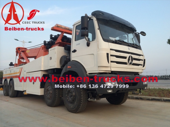 china North benz right hand drive heavy duty recovery truck  price