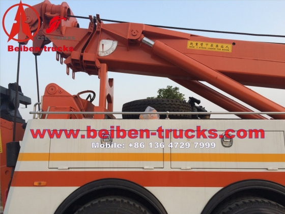 china North benz right hand drive heavy duty recovery truck  price