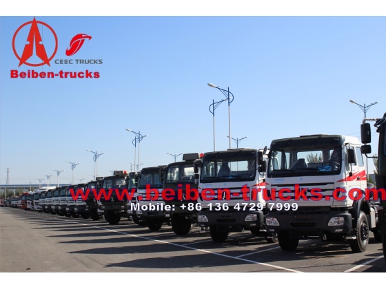 Beiben 6X4 380 hp long cab tractor truck supplier in china