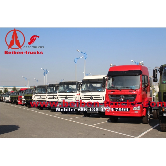 china Beiben Truck NG80 Tractor Trailer supplier for congo