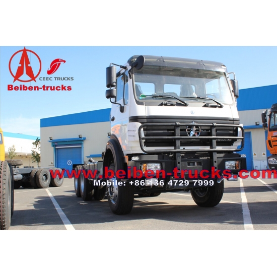 cheapest price for Hot Sale in Africa LHD&RHD 6X4 North Benz Beiben 380 hp tractor truck