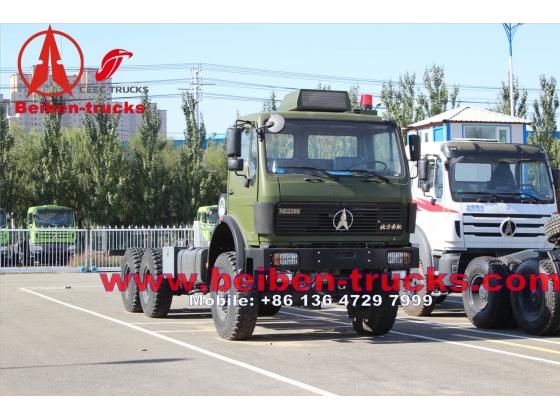 china Beiben Brand 6x4 380hp Automatic Transmission Tractor Truck