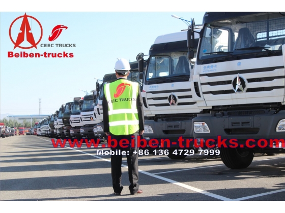 china 480hp North Benz BEIBEN 6x4 tractor truck 100 ton trucks supplier