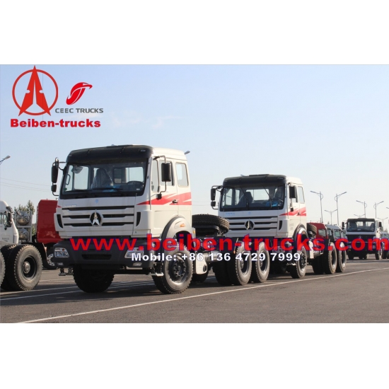 africa used 6*4 Beiben Tractor Head Truck & Trailer head Truck for sale