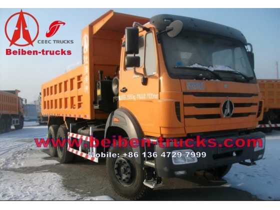 Durable Beiben 290HP 6x4 Heavy Duty dump truck for sale in Dubai