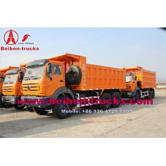 Mercedes Benz Technology Beiben 8*4 Heavy Duty dump truck manufacturer