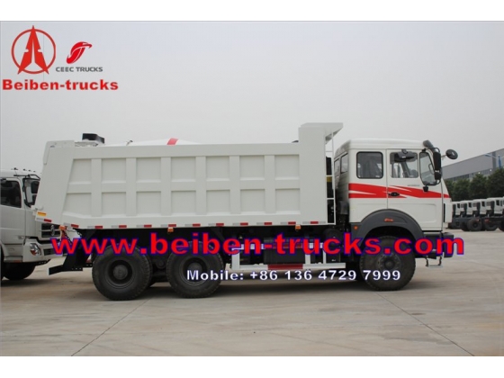 BEIBEN tipper truck 20T 340hp North Benz 6*4 dump truck mining truck for congo customer