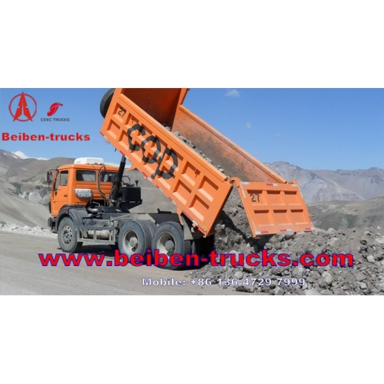 china Beiben dump truck 6*4 340hp tipper truck manufacturer