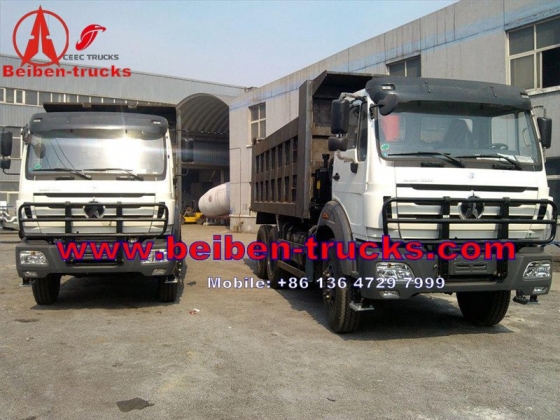 baotou The ND32500B48J7 The Beiben Dump Truck with 380HP Engine For this Tipper