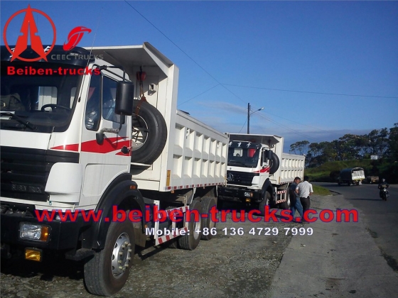 best quality Mercedes Benz Technology 340hp & 380hp Beiben North Benz Dump Truck For Algeria