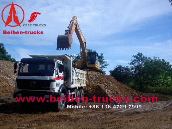 best quality Mercedes Benz Technology 340hp & 380hp Beiben North Benz Dump Truck For Algeria