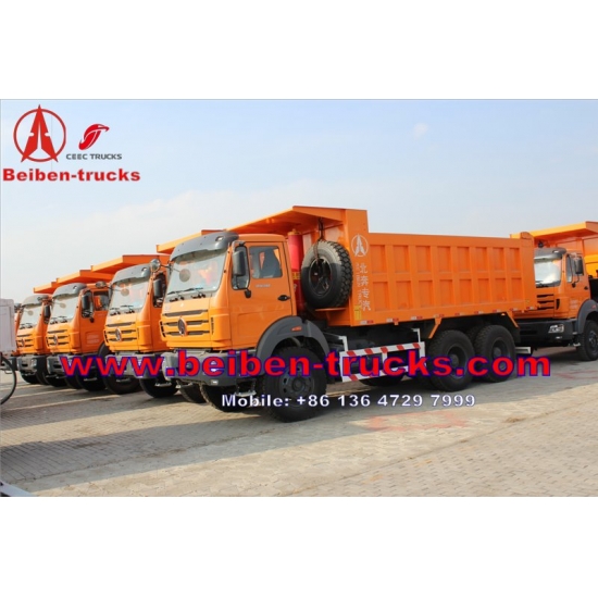 cheap price for Beiben/North benz Mercedes Benz 6x4 380hp Dump Truck for sale