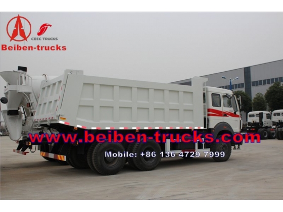 BEIBEN tipper truck 20T 340hp North Benz 6*4 dump truck mining truck for congo customer