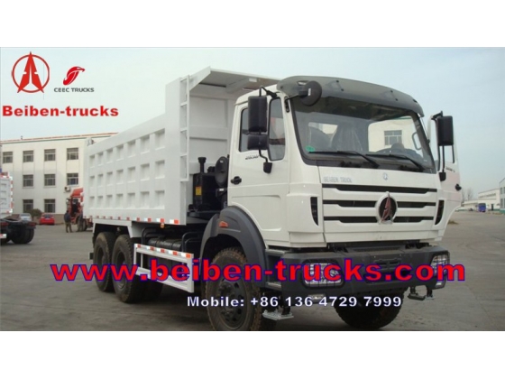 China North BENZ tipper truck BEIBEN 6x6 dump truck  manufacturer