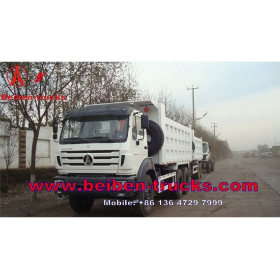 china BeiBen 6x4 340hp dump truck for hot sale /dump trucks for sale holland