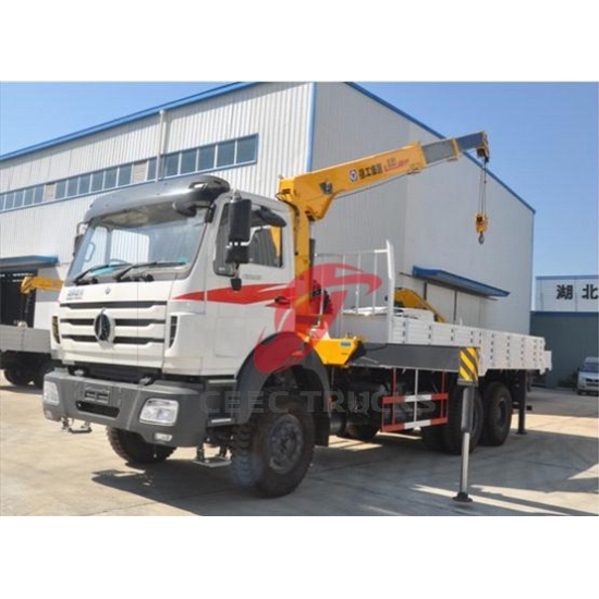 china beiben 10 T truck mounted crane manufacturer