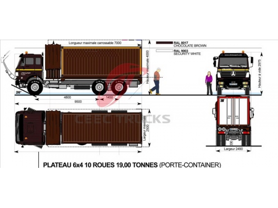 beiben 10 CBM Refrigerator  truck for sale