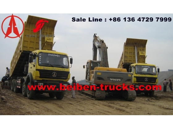 congo Mercedes Benz Technology High Quality RHD Beiben 10 wheel dump truck for sale