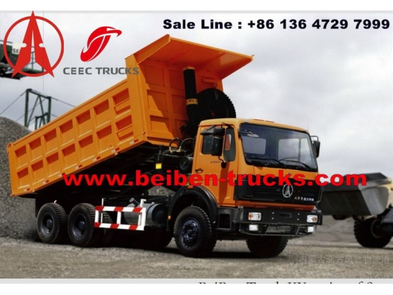 congo Beiben North benz NG80B 6X4 dump truck 10 wheels 25T 30T 18cbm 20cbm dump tipper trucks  supplier