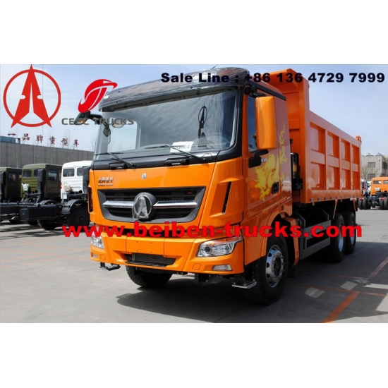 congo Beiben North benz NG80B 6X4 dump truck 10 wheels 25T 30T 18cbm 20cbm dump tipper trucks  supplier