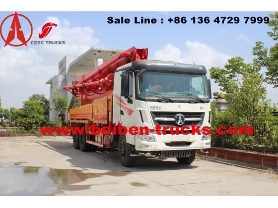 China beiben concrete pump truck manufacturer