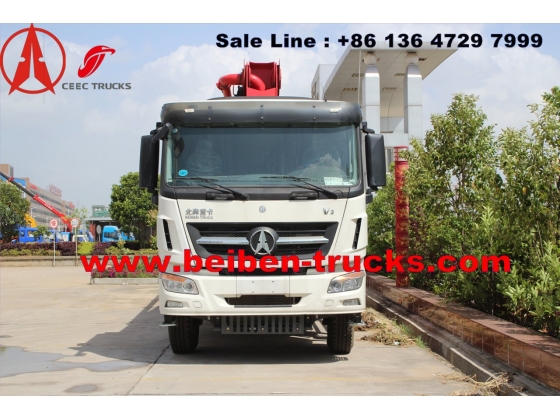 China beiben concrete pump truck manufacturer