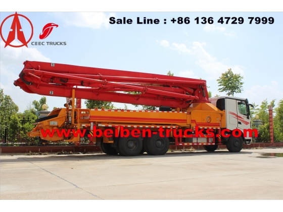 China beiben concrete pump truck manufacturer