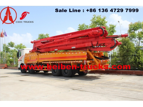 China beiben concrete pump truck manufacturer