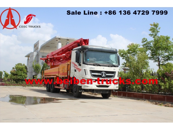 China beiben concrete pump truck manufacturer