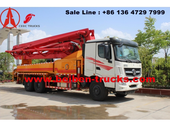 China beiben concrete pump truck manufacturer