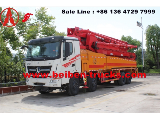 China beiben concrete pump truck manufacturer