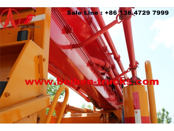 China beiben concrete pump truck manufacturer