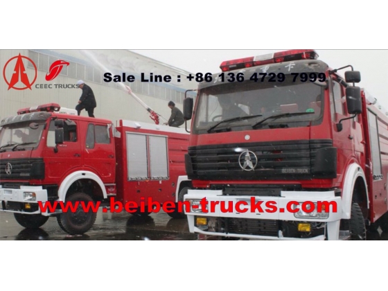 china beiben fire trucks manufacturer