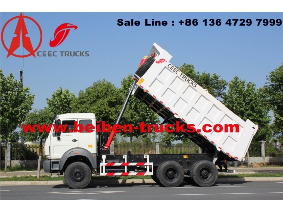 china north benz 380 hp dump tipper truck manufacturer