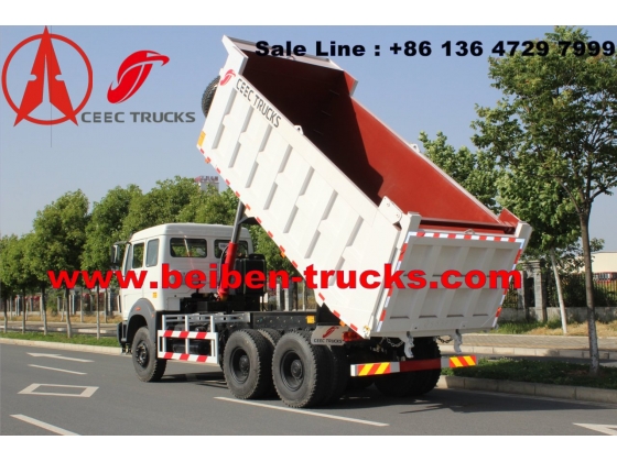 china north benz 380 hp dump tipper truck manufacturer