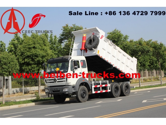 china north benz 380 hp dump tipper truck manufacturer