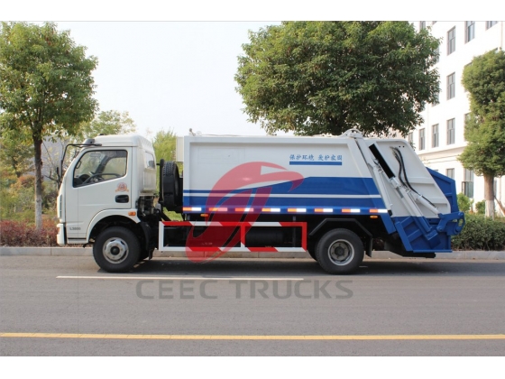 north benz 8 CBM rear loading garbage truck manufacturer