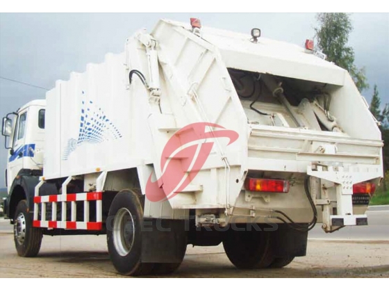 north benz 8 CBM rear loading garbage truck manufacturer