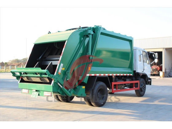 north benz 8 CBM rear loading garbage truck manufacturer