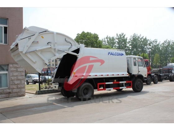 north benz 8 CBM rear loading garbage truck manufacturer