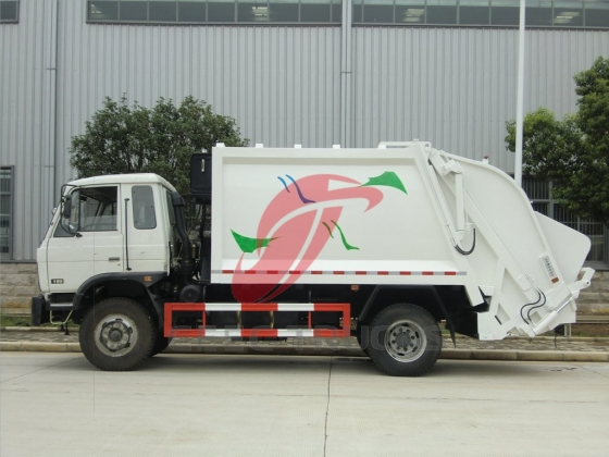 north benz 8 CBM rear loading garbage truck manufacturer