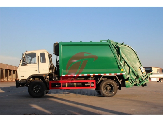 north benz 8 CBM rear loading garbage truck manufacturer