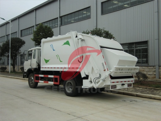 north benz 8 CBM rear loading garbage truck manufacturer