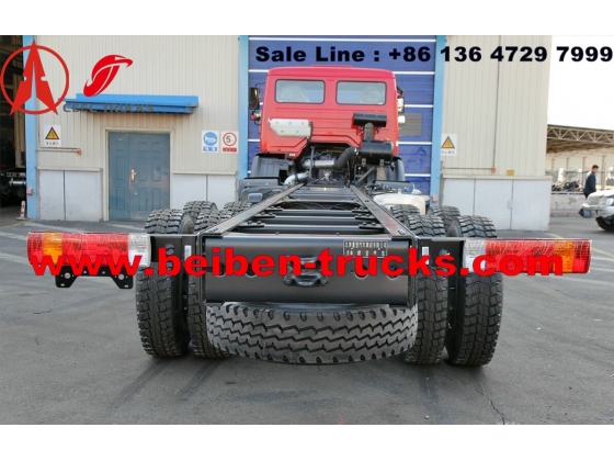 beiben 340 hp engine 12 wheeler tanker truck chassis