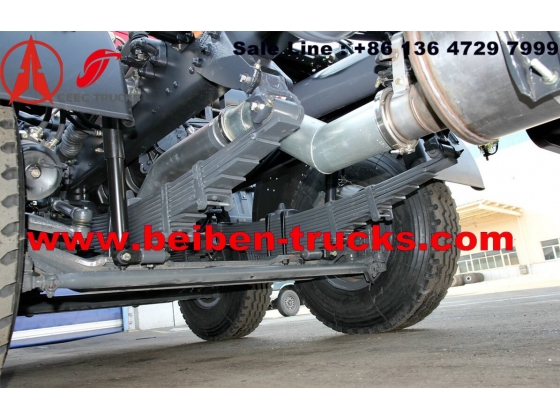 beiben 340 hp engine 12 wheeler tanker truck chassis