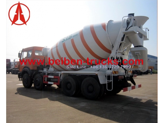 china north benz 14 CBM transit mixer truck supplier