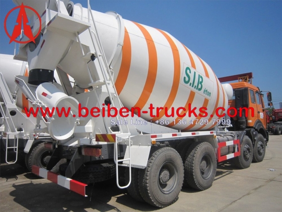 china north benz 14 CBM transit mixer truck supplier